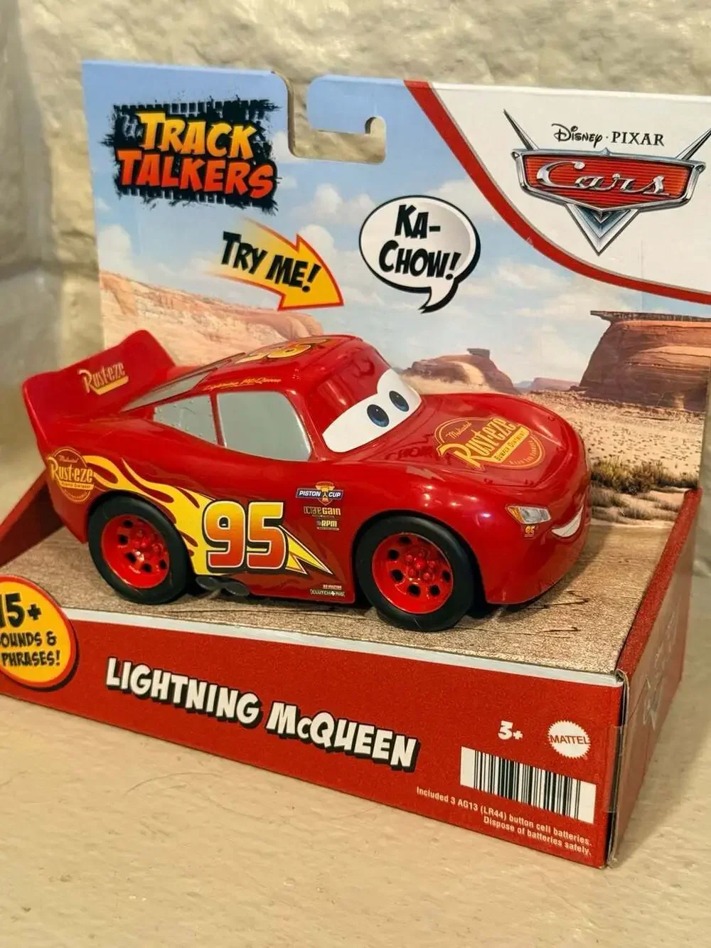 Mattel Disney Pixar Cars Track Talkers Lightning McQueen Sound Effects Vehicle